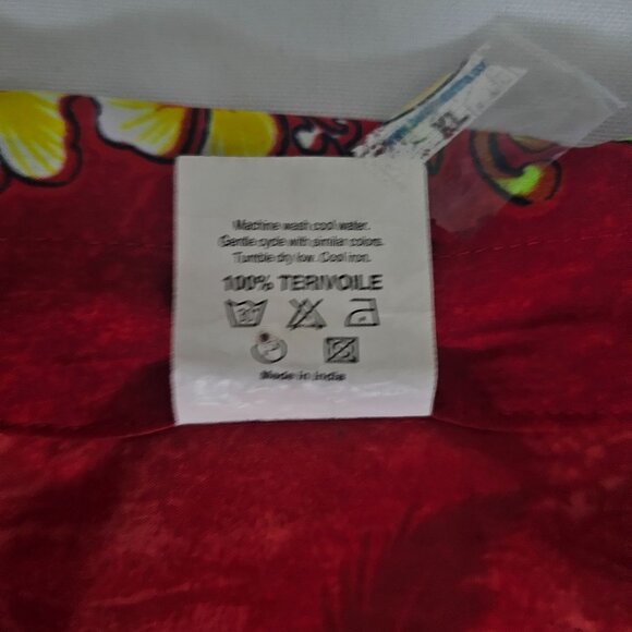 Rima Beach World Hawaiian Tropical Beach Caribbean Short Sleeve Shirt Men's XL - Picture 6 of 8